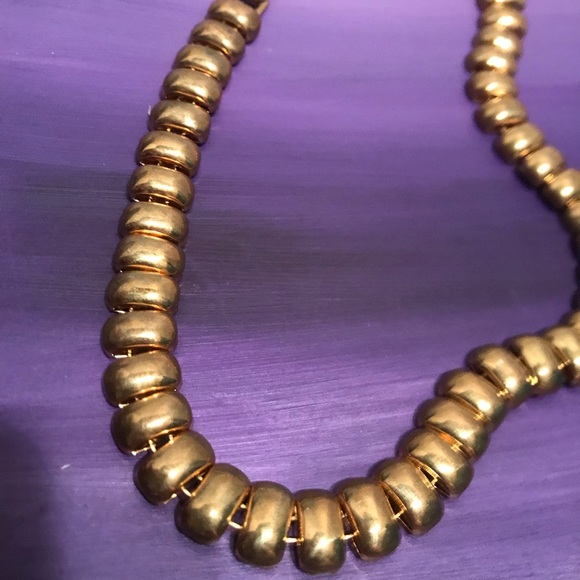 Stunning Egyptian Style Vintage Metal Necklace - Picture 4 of 7